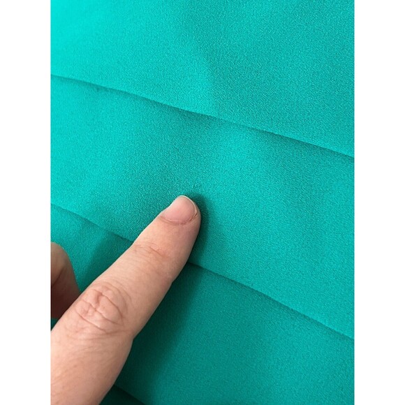 Vintage Herman Marcus Dress – 1970s Teal Pleated Midi Dress - Picture 7 of 14